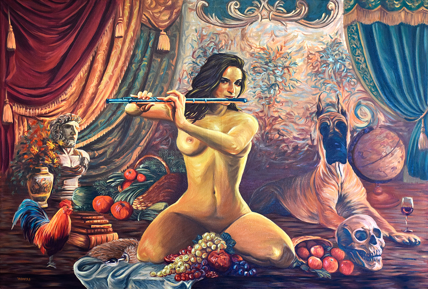 Pintura al óleo erotica